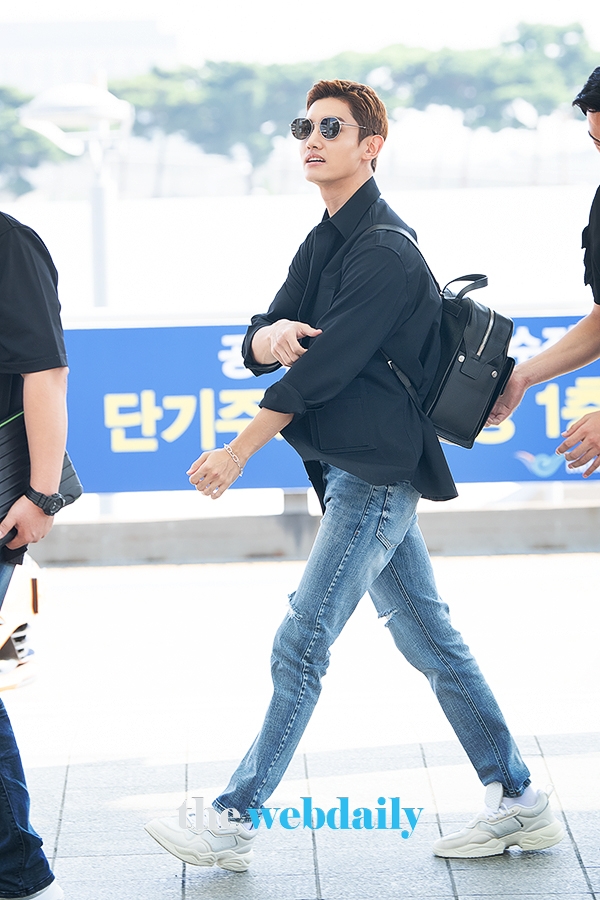 동방신기(TVXQ) 최강창민, 인천국제공항 출국 현장