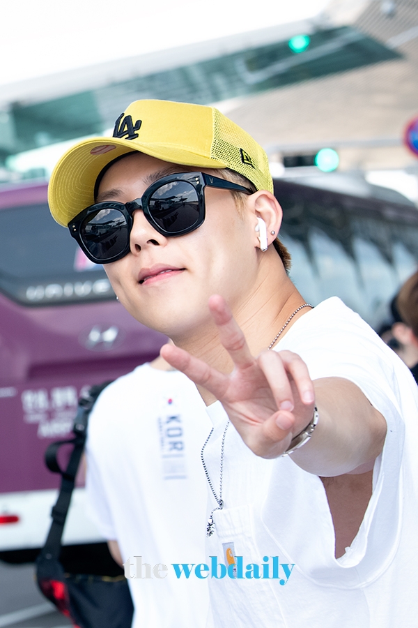 몬스타엑스(MONSTAX) 주헌, 김포국제공항 출국 현장