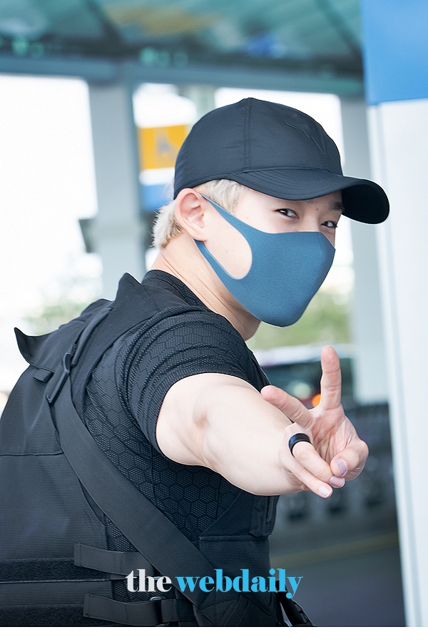 몬스타엑스(MONSTAX) 원호, 김포국제공항 출국 현장