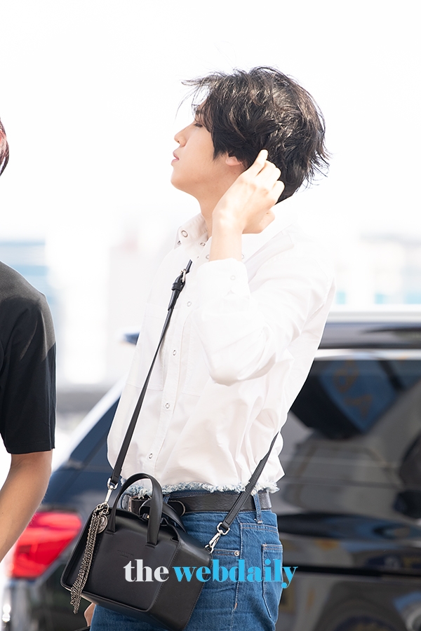 펜타곤(PENTAGON) 우석, 인천국제공항 출국 현장