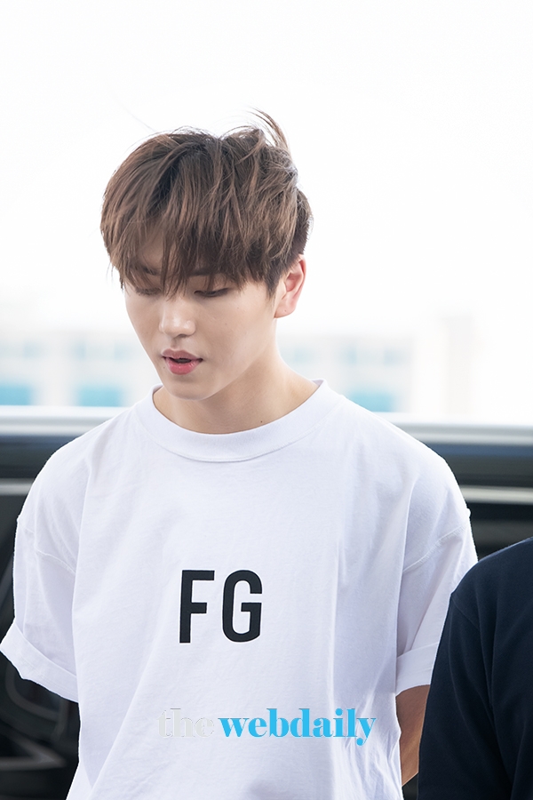 펜타곤(PENTAGON) 키노, 인천국제공항 출국 현장