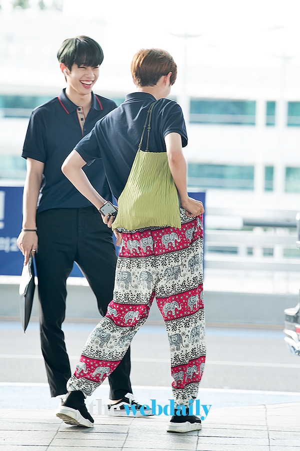 AB6IX 이대휘, 인천국제공항 출국 현장