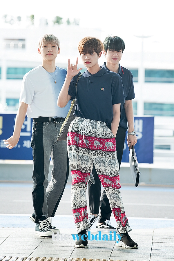 AB6IX 이대휘, 인천국제공항 출국 현장