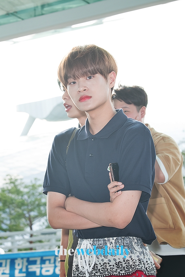 AB6IX 이대휘, 인천국제공항 출국 현장