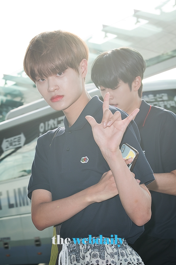 AB6IX 이대휘, 인천국제공항 출국 현장