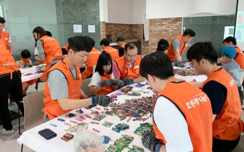 호반사랑나눔이 활동 모습.(사진=호반그룹)