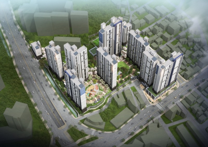 남천 더샵 프레스티지 조감도.(사진=포스코건설)