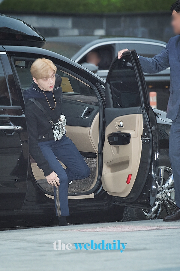 강다니엘, '펜디’의 포토월 행사 현장