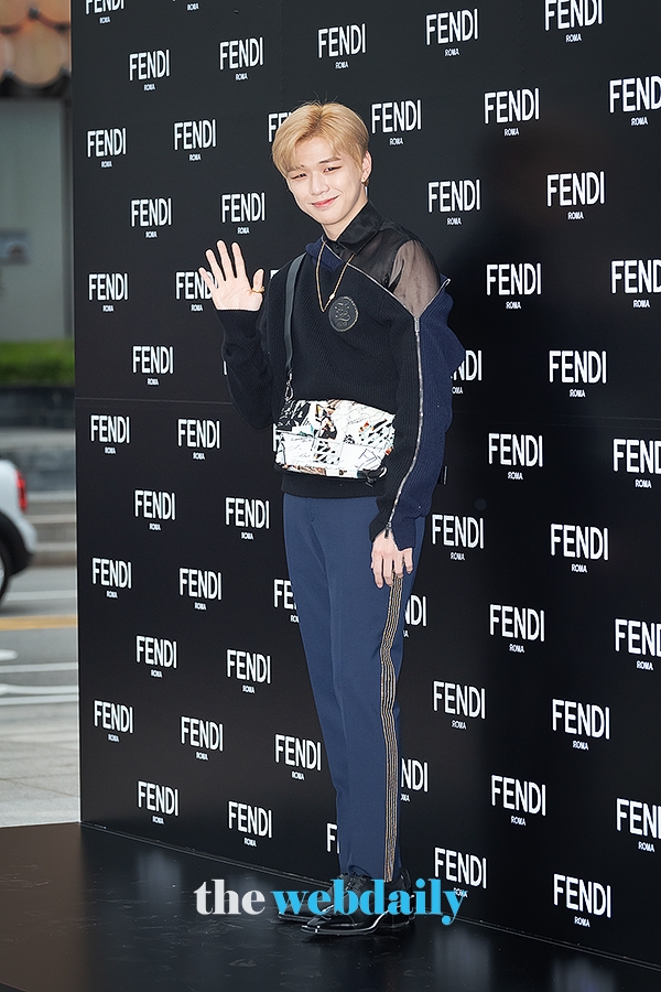 강다니엘, '펜디’ 포토월 행사 현장