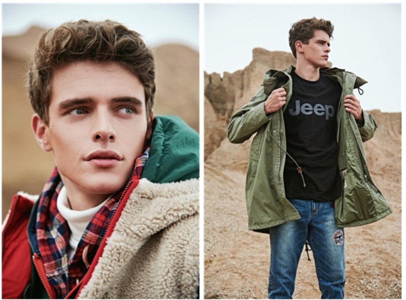 지프 의류 JEEP 나일론 팬츠 오버핏 반팔 코디 추천 2