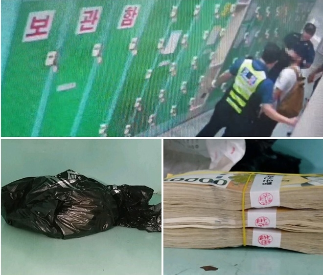 대만국적의 보이스피싱범을 검거하고 있다. (사진제공=부산경찰청)