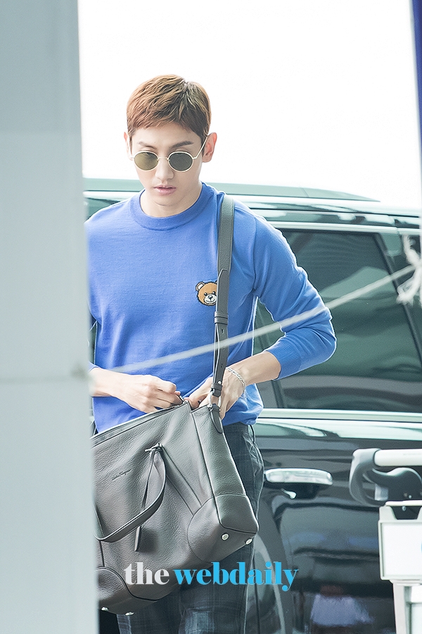 동방신기(TVXQ) 최강창민, 인천국제공항 출국 현장