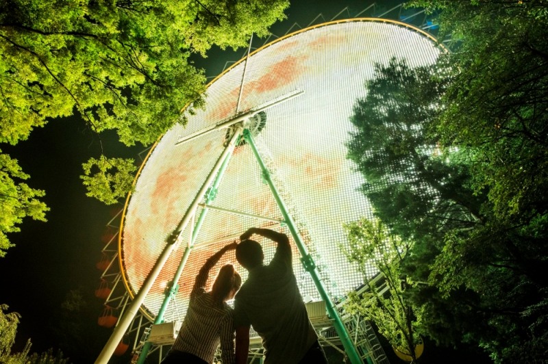 에버랜드에 국내 최대 추석 보름달이 뜬다