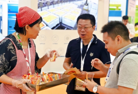 aT가 '2019 홍콩 신선농산물 박람회'에 참가해 한국산 농산물을 홍보했다. 사진=aT
