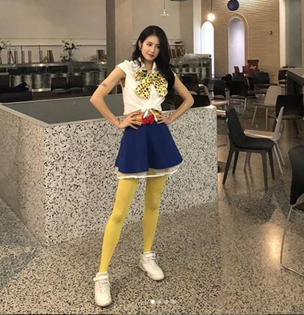 ‘박기량’이 이날 하루 이목을 사로 잡고 있다 / 출처 에스엔에스