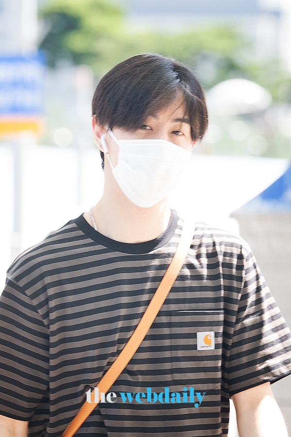 갓세븐(GOT7) 마크, 인천국제공항 출국 현장