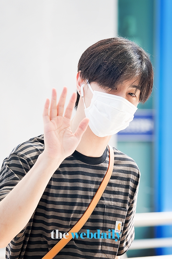 갓세븐(GOT7) 마크, 인천국제공항 출국 현장