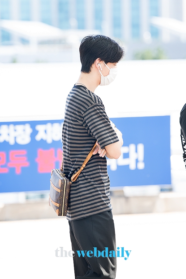 갓세븐(GOT7) 마크, 인천국제공항 출국 현장