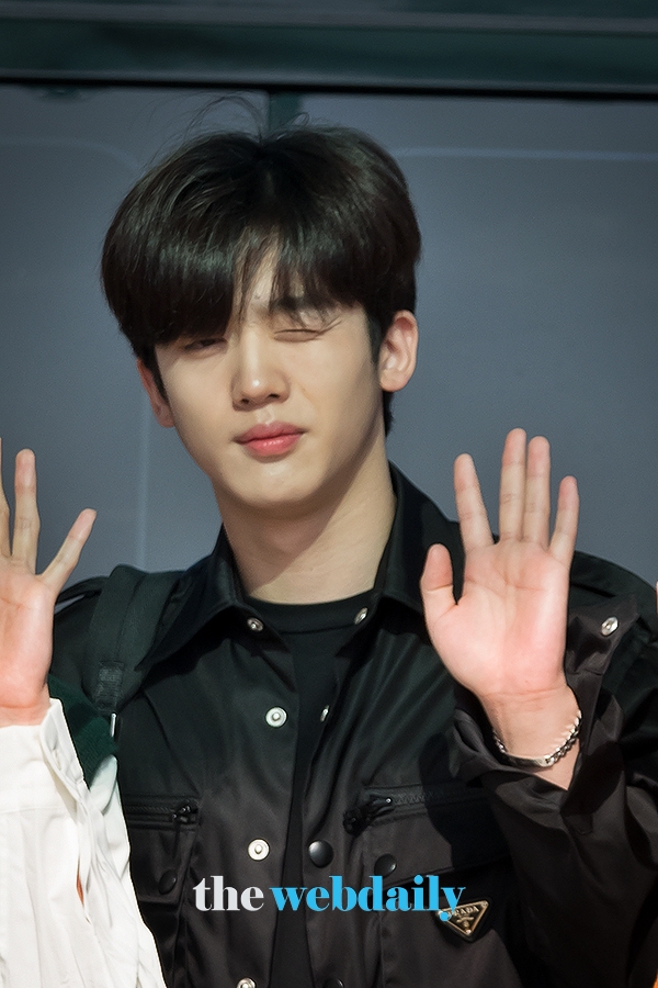 X1(엑스원) 김요한, 인천국제공항 출국 현장