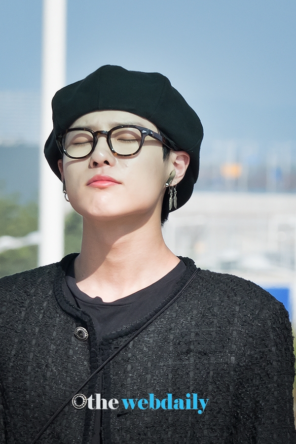 X1(엑스원) 조승연, 인천국제공항 출국 현장
