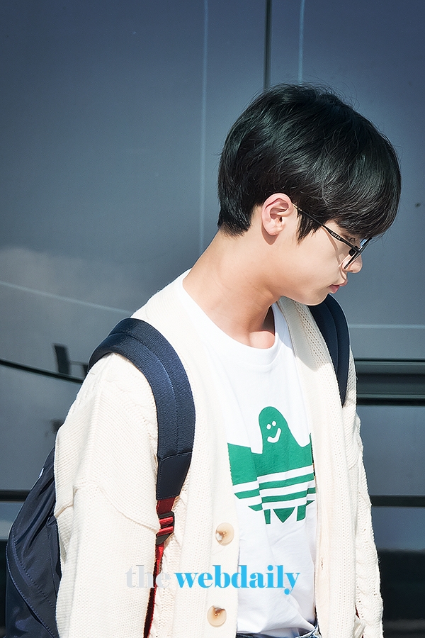 X1(엑스원) 손동표, 인천국제공항 출국 현장