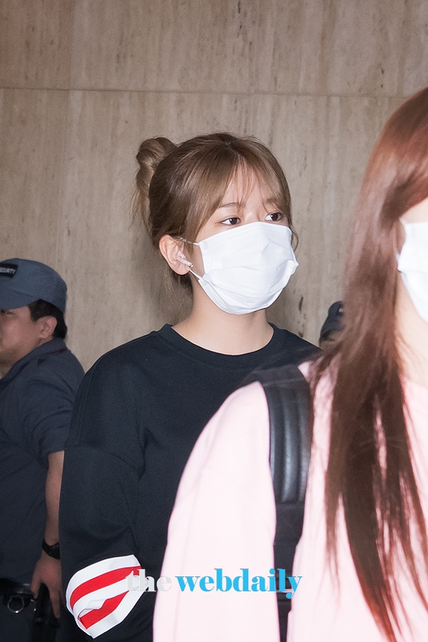 아이즈원(IZONE) 안유진, 김포국제공항 입국 현장