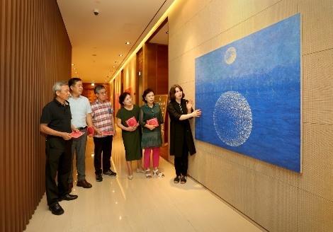 미래에셋대우가 진행하는 이수애 작가 초대전 안내 이미지. 사진=미래에셋대우