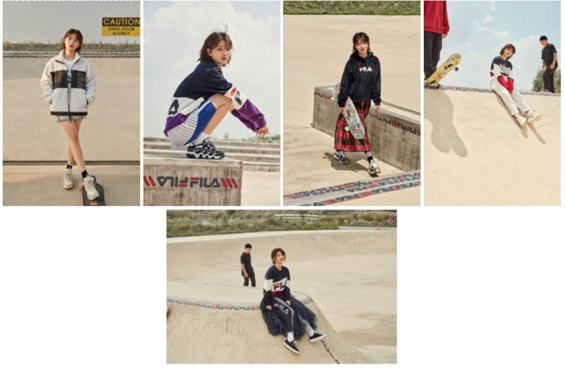 휠라(FILA), 브랜드 뮤즈 김유정과 함께한 2019 가을 시즌 화보 공개