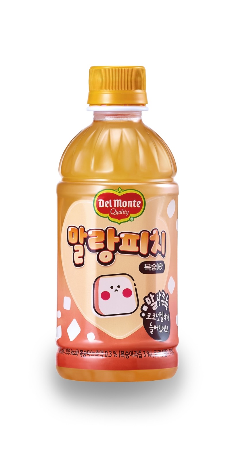 롯데칠성음료, 과립주스 ‘델몬트 말랑피치’ 출시