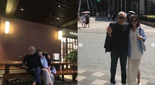 김한길 투병근황 (사진 = 최명길 SNS)
