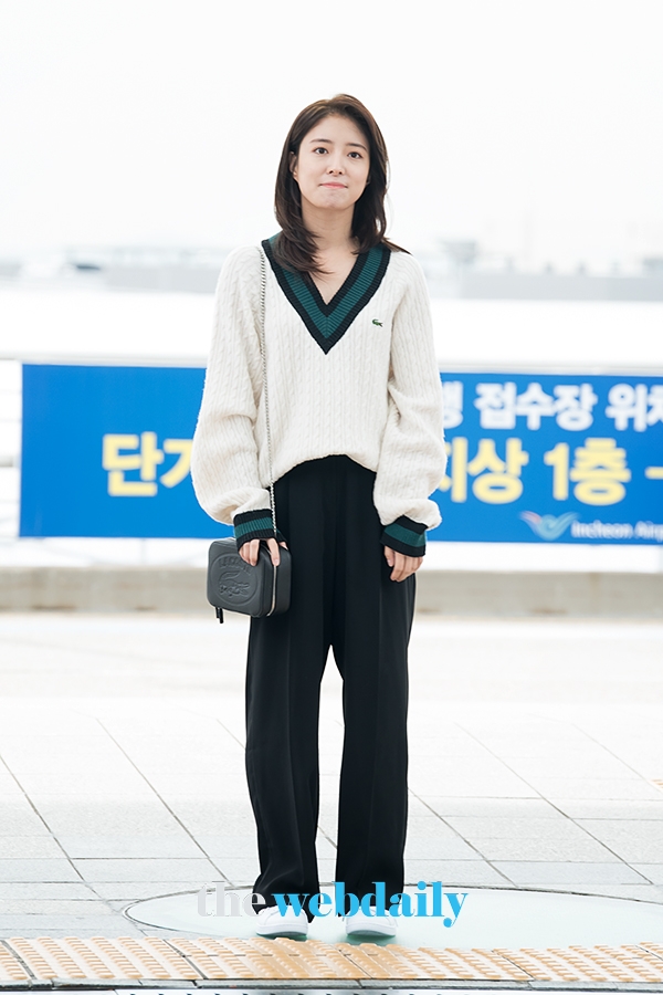 이세영, 인천국제공항 출국 현장