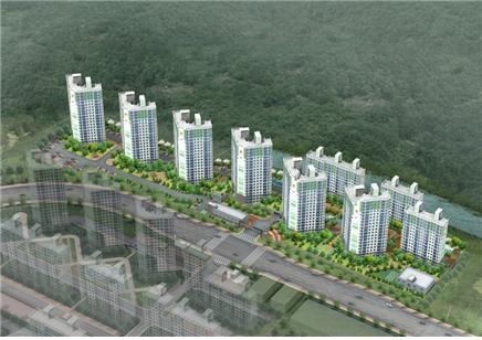 부산 신항만 사랑으로 부영 2단지 조감도.(사진=부영그룹)