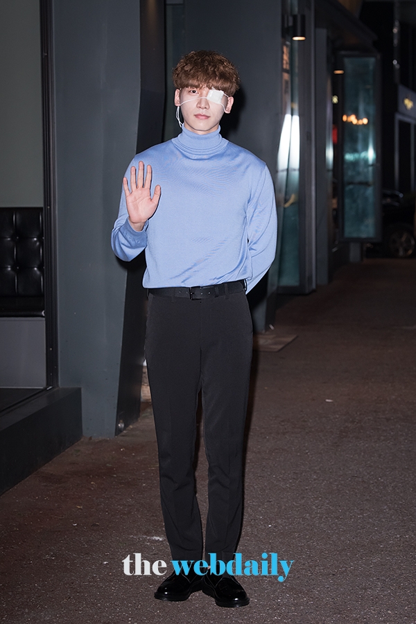 빅스 혁, tvN 월화 드라마 '위대한 쇼' 종방연 현장