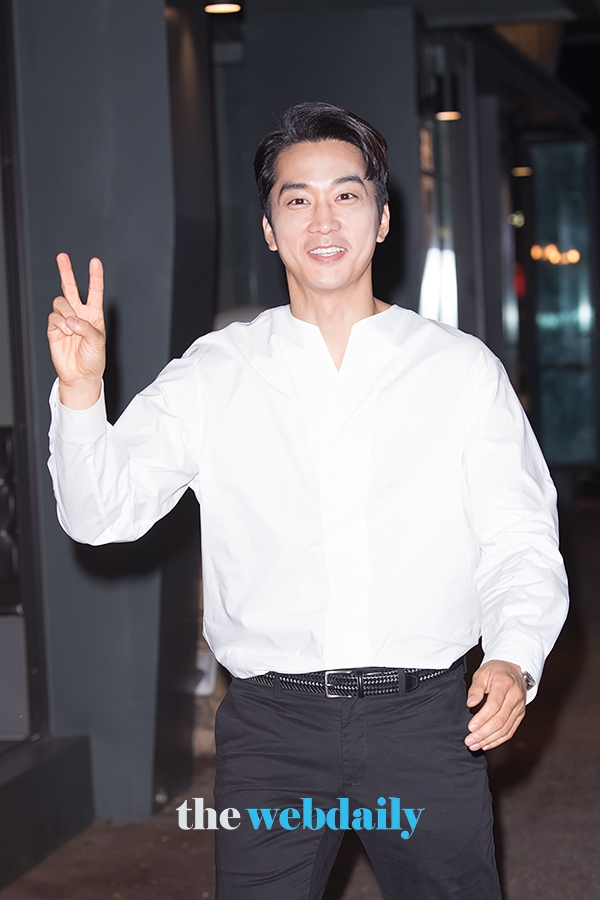 송승헌, tvN 월화 드라마 '위대한 쇼' 종방연 현장