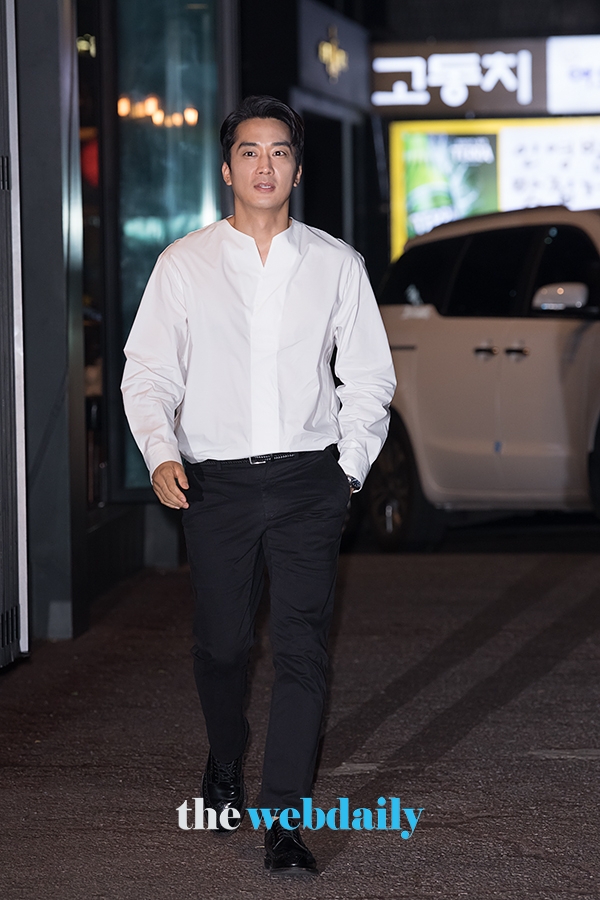 송승헌, tvN 월화 드라마 '위대한 쇼' 종방연 현장