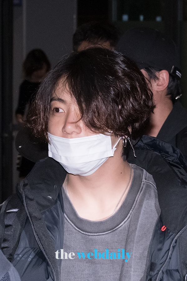 방탄소년단(BTS) 정국, 인천국제공항 입국 현장