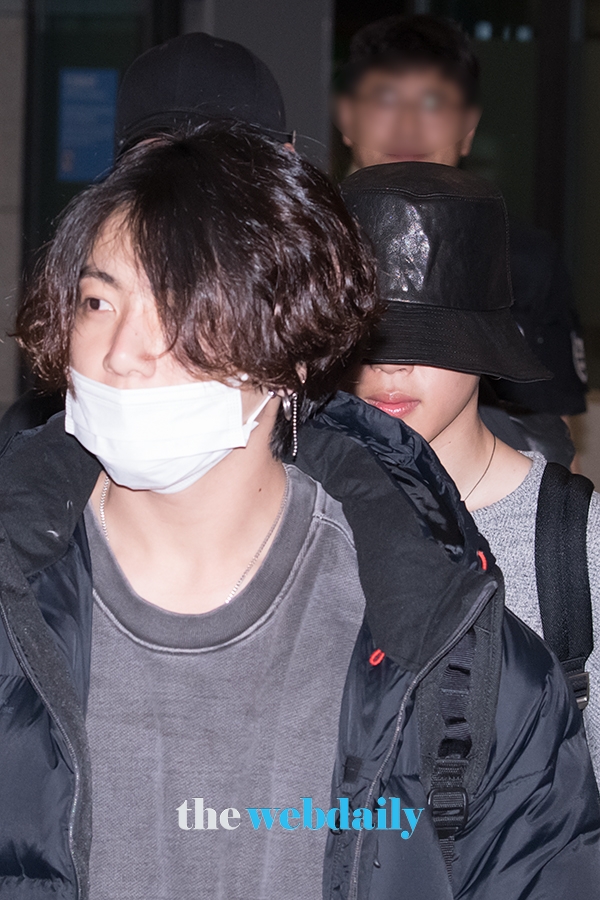 방탄소년단(BTS) 정국-지민, 인천국제공항 입국 현장