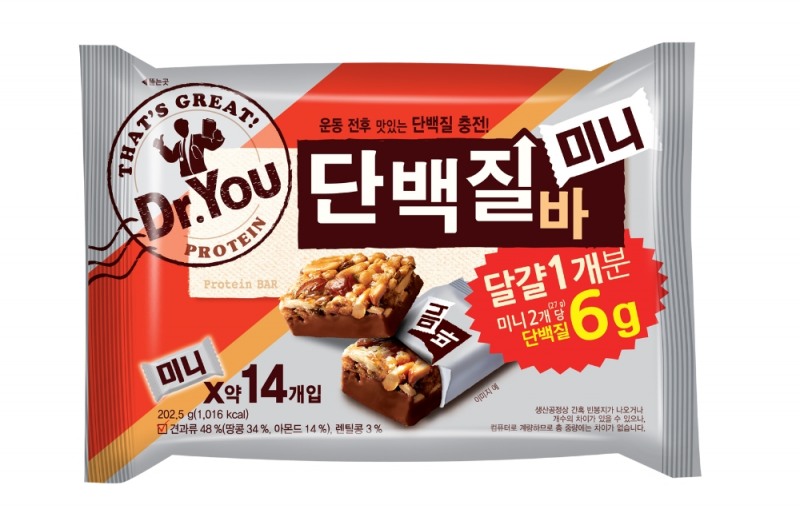오리온, ‘닥터유 단백질바 미니’ 출시