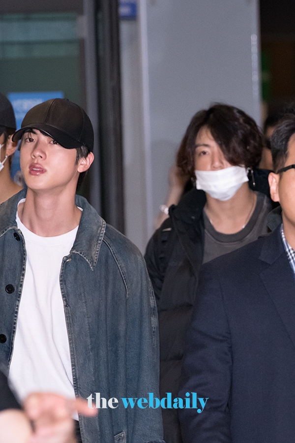 방탄소년단(BTS) 진-정국, 인천국제공항 입국 현장