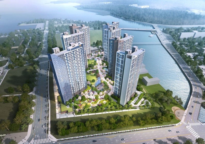 e편한세상 거제 유로아일랜드 조감도.(사진=대림산업)