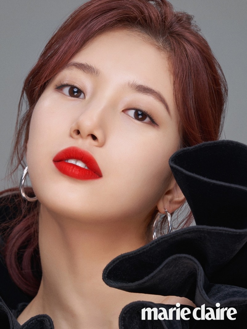 랑콤, 수지 립 메이크업 화보 공개