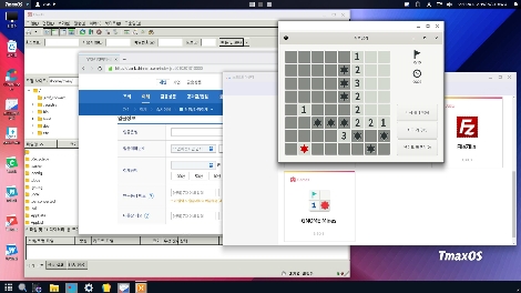 티맥스OS 3.9.3 구동 화면. 사진=티맥스