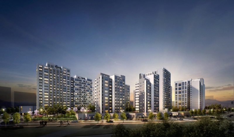 대림산업 'e편한세상 운정 어반프라임' 투시도