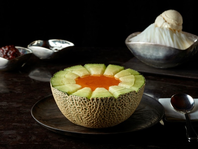 서울신라호텔 가을빙수 ‘멜론 시미로 빙수’ 선보여