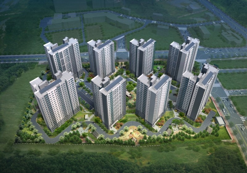 여주역 푸르지오 클라테르 조감도.(사진=대우건설)