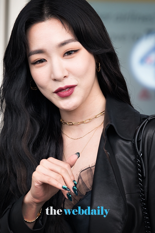 티파니 영, 인천국제공항 출국 현장