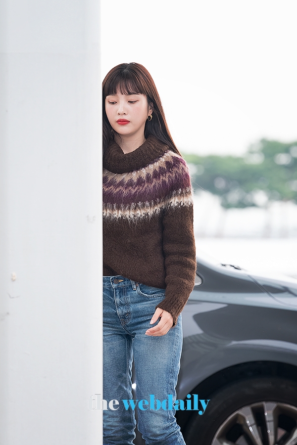 레드벨벳(RedVelvet) 조이, 인천국제공항 출국 현장