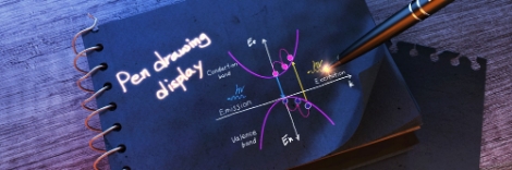 한국연구재단이 펜드로잉 방식의 디스플레이 제작기술을 개발했다고 밝혔다. 사진=한국연구재단