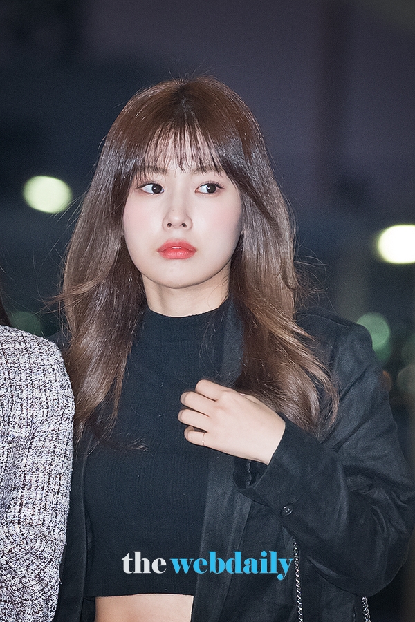 아이즈원(IZONE) 강혜원, 인천국제공항 출국 현장