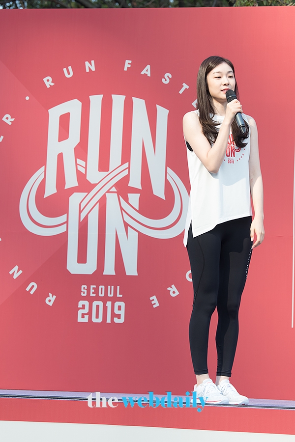 김연아, 오브제(OBZEE) 포토월 행사 현장